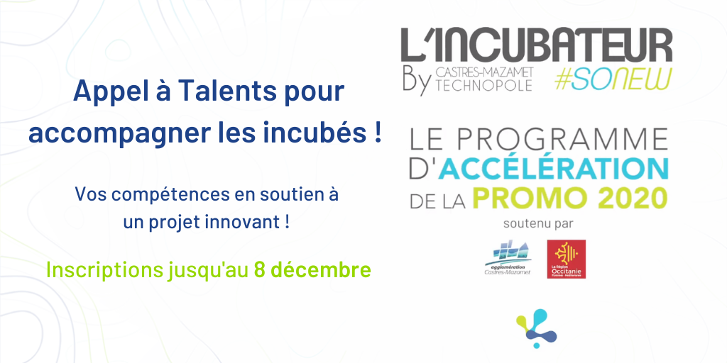 visuel incubateur appel à talents